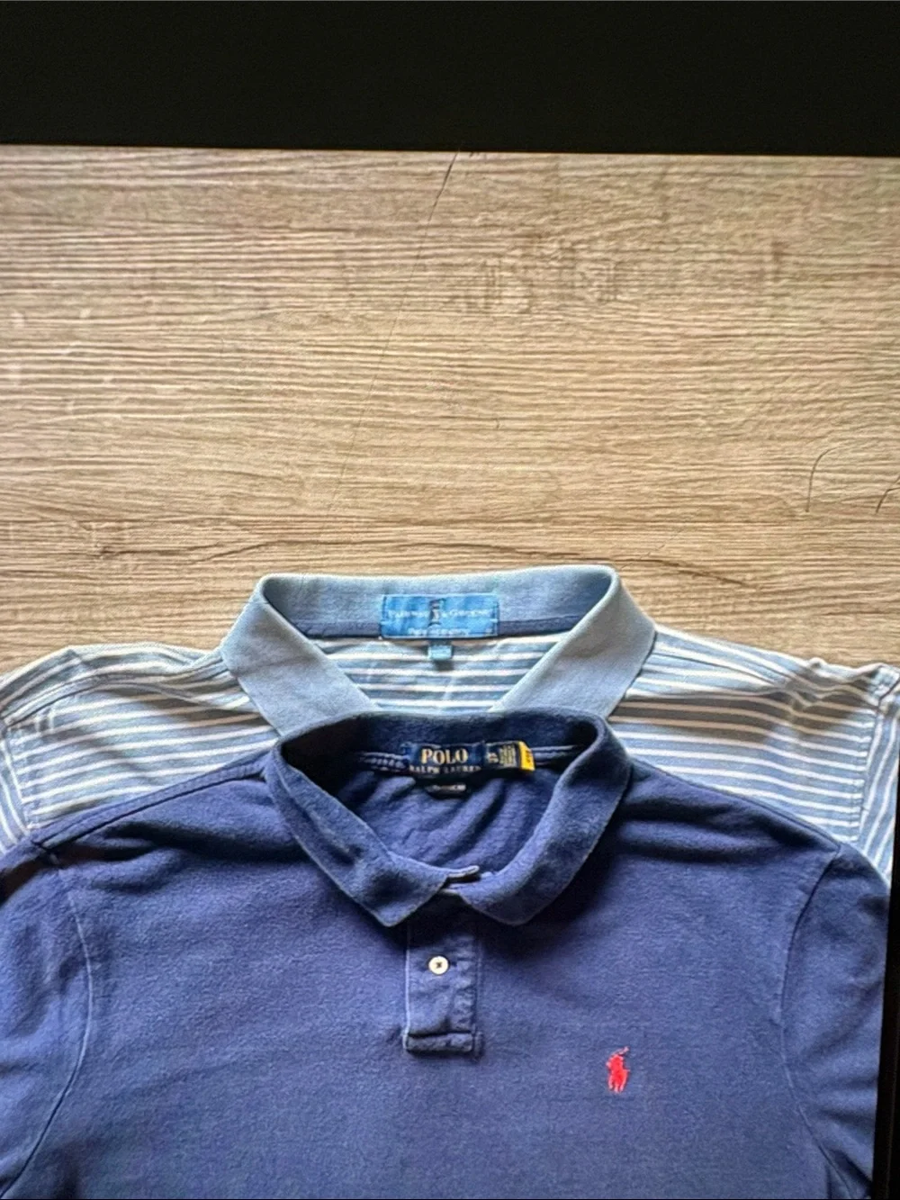 Polo Style Men’s Navy Short-Sleeve Polo Shirt - Red Logo
